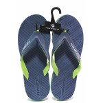 Сини анатомични джапанки, pvc материя - ежедневни обувки за пролетта и лятото N 100016694
