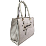 Сива дамска чанта, здрава еко-кожа - удобство и стил за вашето ежедневие N 100015125