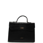Черна дамска чанта, здрава еко-кожа - елегантен стил за вашето ежедневие N 100015148
