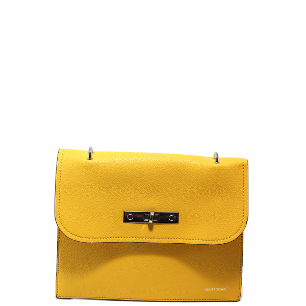 Жълта дамска чанта, здрава еко-кожа - елегантен стил за вашето ежедневие N 100015131