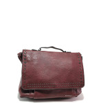 Винена дамска чанта, здрава еко-кожа - удобство и стил за вашето ежедневие N 100015137