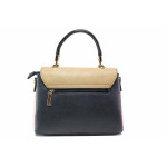 Тъмносиня дамска чанта, здрава еко-кожа - елегантен стил за вашето ежедневие N 100015513