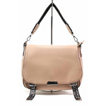 Розова дамска чанта, здрава еко-кожа - удобство и стил за вашето ежедневие N 100015504