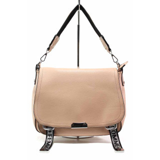 Розова дамска чанта, здрава еко-кожа - удобство и стил за вашето ежедневие N 100015504