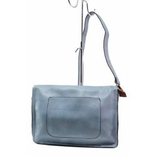 Синя дамска чанта, здрава еко-кожа - удобство и стил за вашето ежедневие N 100015500