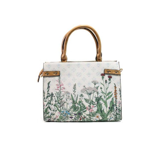 Бяла дамска чанта, здрава еко-кожа - елегантен стил за вашето ежедневие N 100015507