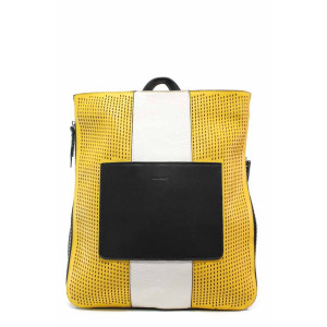 Жълта дамска чанта, здрава еко-кожа - удобство и стил за вашето ежедневие N 100015508