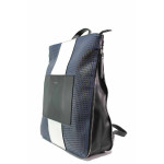 Синя дамска чанта, здрава еко-кожа - удобство и стил за вашето ежедневие N 100015509