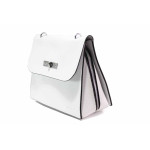 Бяла дамска чанта, здрава еко-кожа - удобство и стил за вашето ежедневие N 100015501