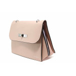 Розова дамска чанта, здрава еко-кожа - удобство и стил за вашето ежедневие N 100015503