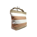 Бежова дамска чанта, здрава еко-кожа - удобство и стил за вашето ежедневие N 100016584