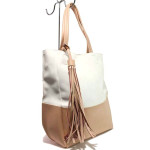 Розова дамска чанта, здрава еко-кожа - удобство и стил за вашето ежедневие N 100016587
