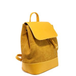 Жълта раница, здрава еко-кожа - удобство и стил за вашето ежедневие N 100016595