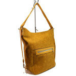 Жълта дамска чанта, здрава еко-кожа - удобство и стил за вашето ежедневие N 100016601