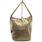 Бежова дамска чанта, здрава еко-кожа - удобство и стил за вашето ежедневие N 100016603