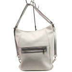 Бяла дамска чанта, здрава еко-кожа - удобство и стил за вашето ежедневие N 100016605