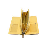 Жълто портмоне, здрава еко-кожа - удобство и стил за вашето ежедневие N 100015162