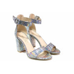 Всички цветове дамски сандали, здрава еко-кожа - елегантни обувки за пролетта и лятото N 100015641