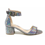 Всички цветове дамски сандали, здрава еко-кожа - елегантни обувки за пролетта и лятото N 100015646