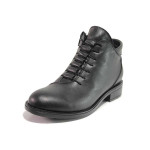 Черни анатомични дамски боти, естествена кожа - ежедневни обувки за есента и зимата N 100016840
