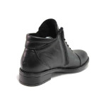 Черни анатомични дамски боти, естествена кожа - ежедневни обувки за есента и зимата N 100016840