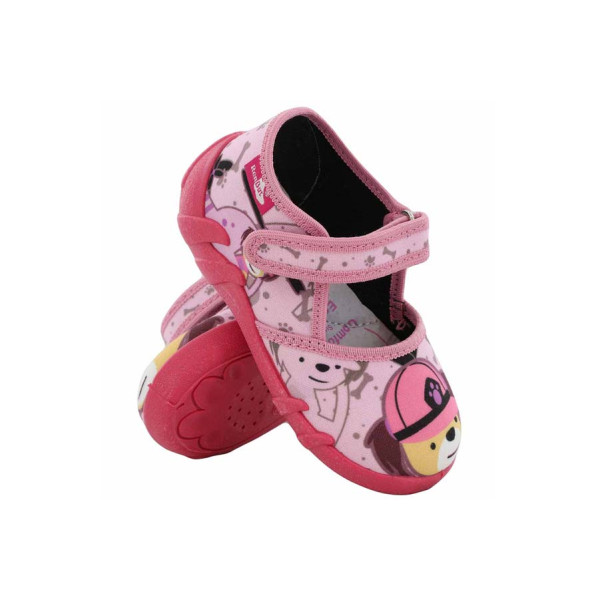Розови детски обувки, текстилна материя - всекидневни обувки за целогодишно ползване N 100015653