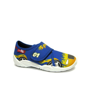 Сини детски обувки, текстилна материя - всекидневни обувки за целогодишно ползване N 100015662