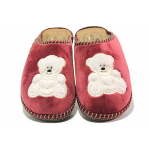 Винени анатомични домашни чехли, текстилна материя - ежедневни обувки за есента и зимата N 100017050