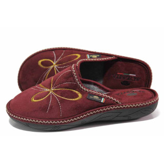 Винени домашни чехли, текстилна материя - всекидневни обувки за есента и зимата N 100017053