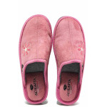 Розови домашни чехли, текстилна материя - ежедневни обувки за есента и зимата N 100017260