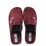 Винени домашни чехли, текстилна материя - равни обувки за целогодишно ползване N 100017453