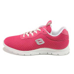 Розови спортни дамски обувки, текстилна материя - спортни обувки за пролетта и лятото N 100015377