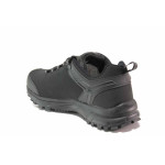 Черни мъжки маратонки, текстилна материя - спортни обувки за пролетта и лятото N 100015562