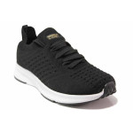 Черни тинейджърски маратонки, текстилна материя - спортни обувки за пролетта и лятото N 100015585