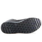Черни мъжки боти, текстилна материя - ежедневни обувки за есента и зимата N 100018017