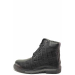 Черни анатомични мъжки боти, естествена кожа - всекидневни обувки за есента и зимата N 100016579