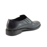 Черни анатомични мъжки обувки, естествена кожа - ежедневни обувки за есента и зимата N 100016937