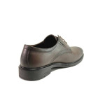 Кафяви мъжки обувки, естествена кожа - ежедневни обувки за есента и зимата N 100016935