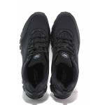 Черни мъжки обувки, текстилна материя - спортни обувки за есента и зимата N 100016957