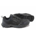 Черни мъжки обувки, текстилна материя - спортни обувки за есента и зимата N 100016958