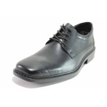 Черни мъжки обувки, естествена кожа - всекидневни обувки за пролетта и лятото N 100015347