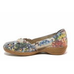 Всички цветове дамски обувки с равна подметка, естествена кожа - ежедневни обувки за пролетта и лятото N 100015637