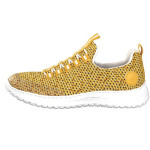 Жълти дамски маратонки, текстилна материя - спортни обувки за пролетта и лятото N 100015744