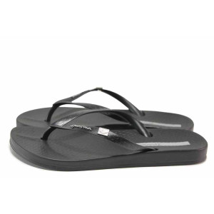 Черни анатомични джапанки, pvc материя - ежедневни обувки за пролетта и лятото N 100018467