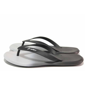 Черни анатомични джапанки, pvc материя - ежедневни обувки за пролетта и лятото N 100018474