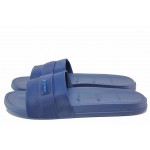 Сини анатомични джапанки, pvc материя - ежедневни обувки за пролетта и лятото N 100018479