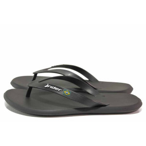 Черни анатомични джапанки, pvc материя - ежедневни обувки за пролетта и лятото N 100018476