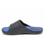 Сини анатомични джапанки, pvc материя - ежедневни обувки за пролетта и лятото N 100018478