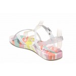 Бели анатомични дамски сандали, pvc материя - ежедневни обувки за пролетта и лятото N 100018460