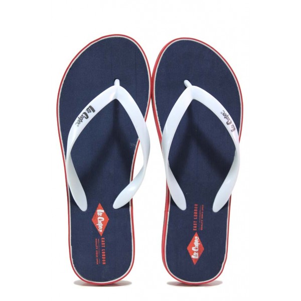Бели джапанки, pvc материя - ежедневни обувки за пролетта и лятото N 100018523